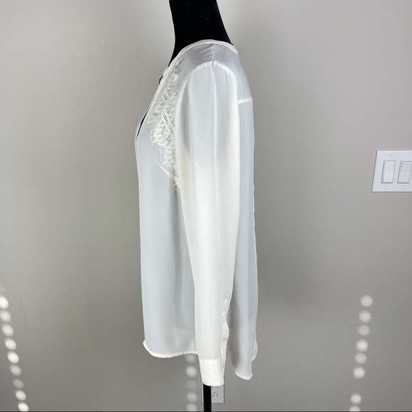 Worthington Ivory Long sleeve button down blouse - Picture 6 of 13